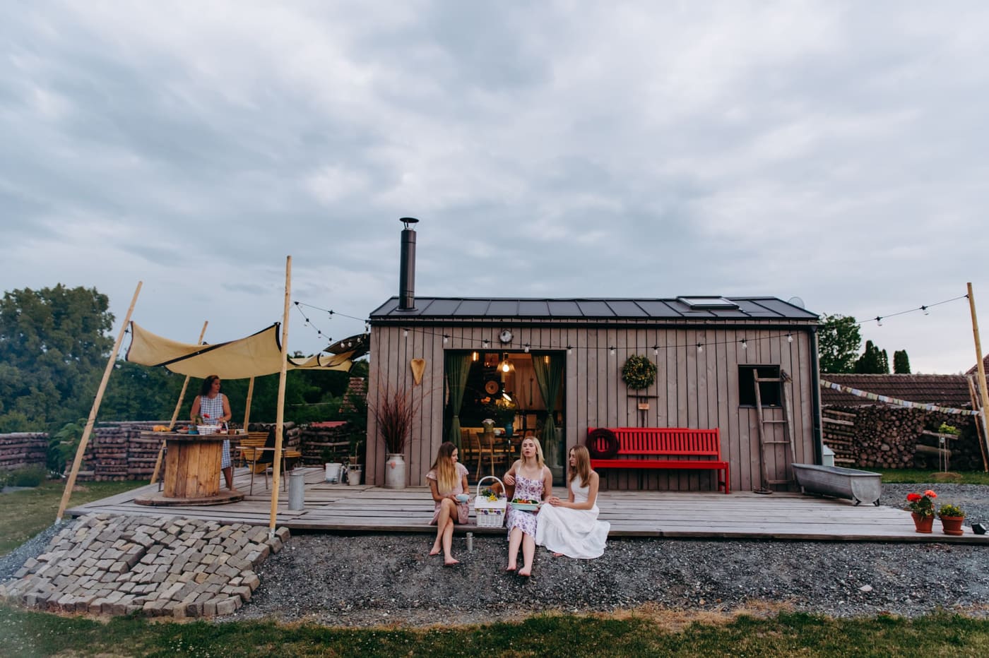 nádech - glamping na statku (Děkanovice) – náhled z webu ubytování